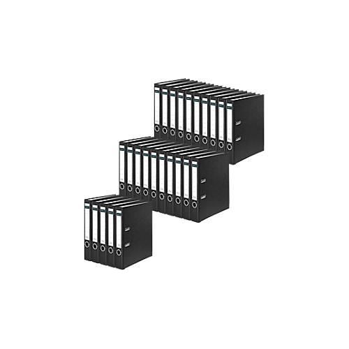 4014481095512 - Select Ordner DIN A4 Rückenbreite 50 mm 25 Stück Polypropylen und Recyclingpapier schwarz