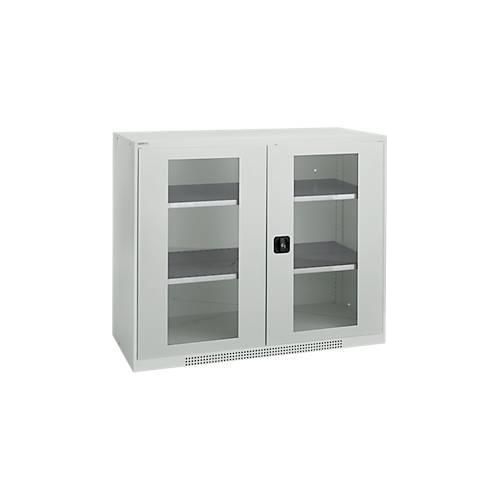 4051273790934 - Genius Sichttürschrank FS 3 OH abschließbar 2 Fachböden bis 450 kg B 1343 mm Stahl lichtgrau RAL 7035 lichtgrau RAL 7035 4051273790934 - Genius Sichttürschrank FS 3 OH abschließbar 2 Fachböden bis 450 kg B 1343 mm Stahl lichtgrau RAL 7035 lichtgrau RAL 7035