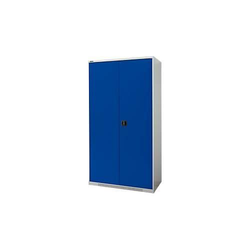 4051273791177 - Genius Flügeltürschrank FS 5 OH abschließbar 4 Fachböden bis 450 kg B 1055 mm Stahl lichtgrau RAL 7035 enzianblau RAL 5010 4051273791177 - Genius Flügeltürschrank FS 5 OH abschließbar 4 Fachböden bis 450 kg B 1055 mm Stahl lichtgrau RAL 7035 enzianblau RAL 5010