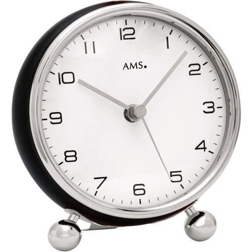 4037445158627 - Funktischuhr AMS F5194 Tischuhren schwarz Quarzuhr Wohnzimmer Schlafzimmer Geschenkidee