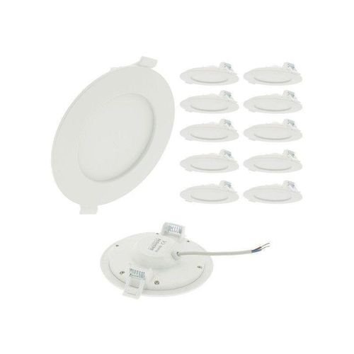 3700710816607 - Eclairage Design - Set mit 10 extraflachen LED-Einbaustrahlern 5W Eq 40W Farbtemperatur Warmweiß 3000K