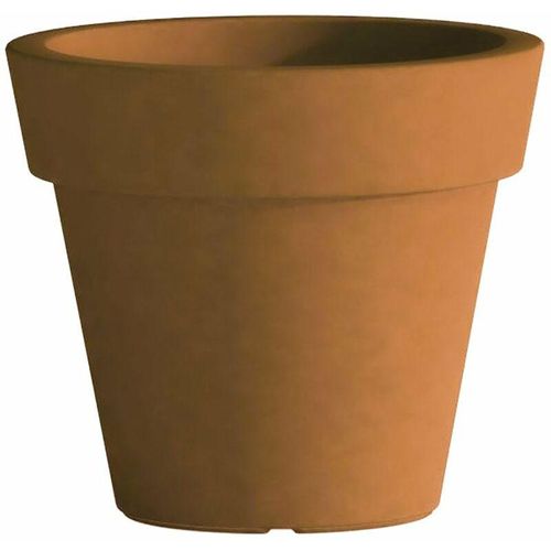 8053847868519 - Monacis - Cromia Gemma Topf für Pflanzen mit Dekoration einfarbig aus Harz Made in Italy -ø 50 cm   Bronzefarbig   Vase und Undersetzer