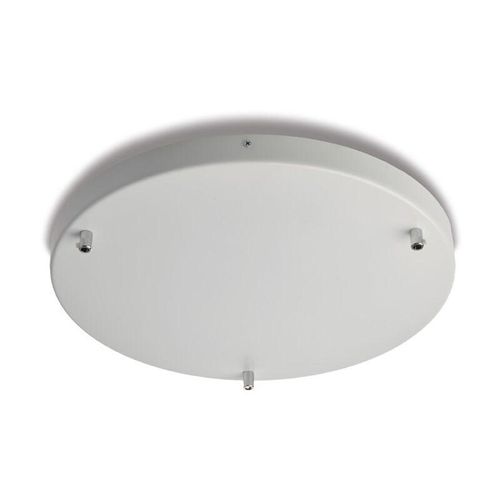 8050713219505 - Bonetti Illumina - Rosone multicavo in ferro bianco diametro 40 con 3 fori H3 - Ø40