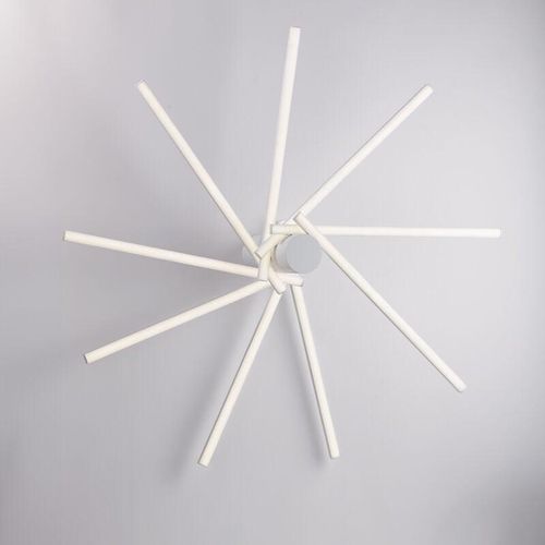 8057724581294 - Belight - Plafoniera con luci orientabili in metallo e alluminio laccato bianco con led integrato H15 - ø 45 - max 85