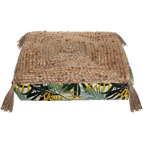 3560237544823 - Bodenkissen Tropic aus Jute 38x38 cm - Atmosphera créateur dintérieur