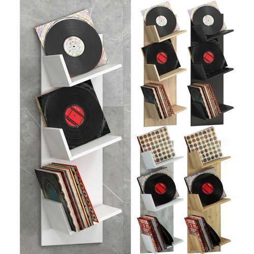 4051814405242 - Media-Regal Holz Wandregal Wandboard mit drei großen Fächer Platz für 100 Schallplatten kann auch für Bücher verwendet werden Maße H 106 x B 33 x T 26 cm - Sulda Gr 33 honig eiche B33cm H106cm T26cm Holzwerkstoff Holz Spanplatte Regale 4051814405242 - Media-Regal Holz Wandregal Wandboard mit drei großen Fächer Platz für 100 Schallplatten kann auch für Bücher verwendet werden Maße H 106 x B 33 x T 26 cm - Sulda Gr 33 honig eiche B33cm H106cm T26cm Holzwerkstoff Holz Spanplatte Regale