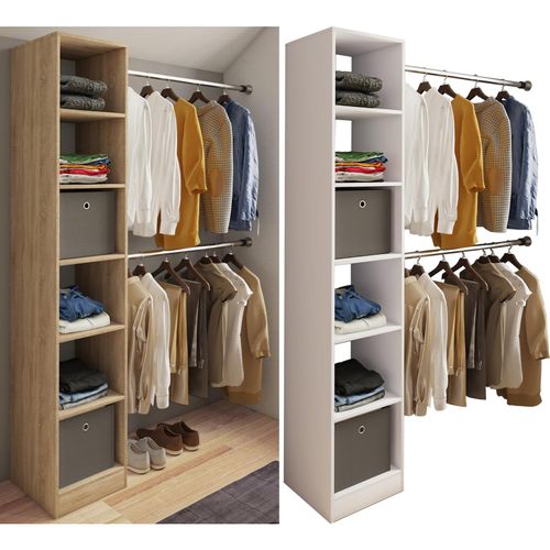 4051814404009 - Midyou Dachschrägenregal VCM Dacho Weiß Metall Holzwerkstoff 188x194x40 cm erweiterbar Arbeitszimmer Büroregale Bücherregale 4051814404009 - Midyou Dachschrägenregal VCM Dacho Weiß Metall Holzwerkstoff 188x194x40 cm erweiterbar Arbeitszimmer Büroregale Bücherregale