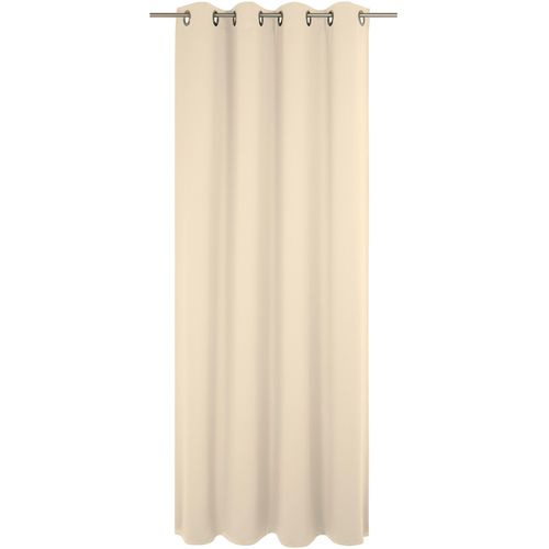 4004567493202 - Vorhang WIRTH Newbury beige Gardinen 375cm Ösen 130cm Baumwolle Polyester nach Maß B130cm H375cm