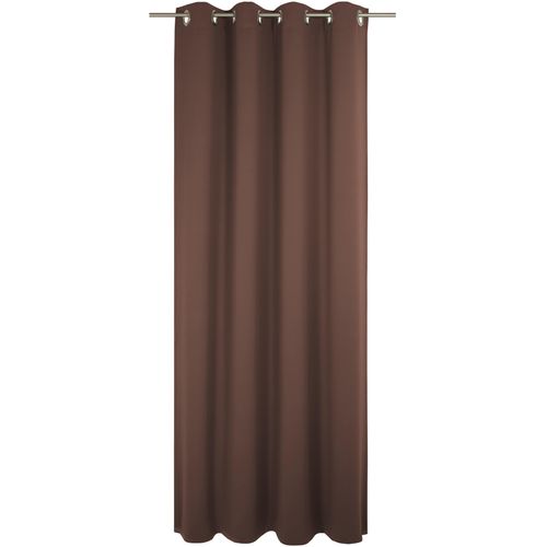 4004567408312 - Vorhang WIRTH Dim out braun Gardinen 355cm Ösen 142cm Polyester nach Maß B142cm H355cm 4004567408312 - Vorhang WIRTH Dim out braun Gardinen 355cm Ösen 142cm Polyester nach Maß B142cm H355cm
