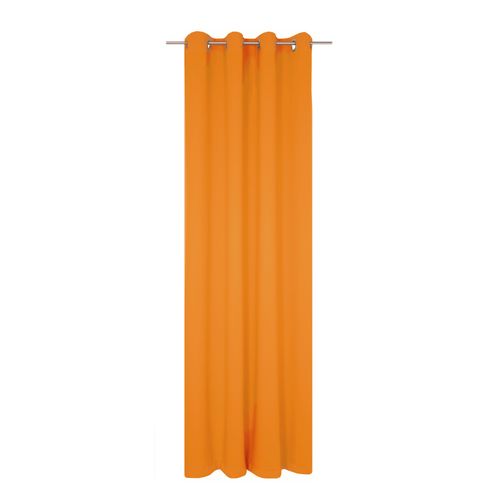 4004567418007 - Vorhang WIRTH Dim out orange Gardinen 325cm Ösen 142cm Polyester nach Maß B142cm H325cm