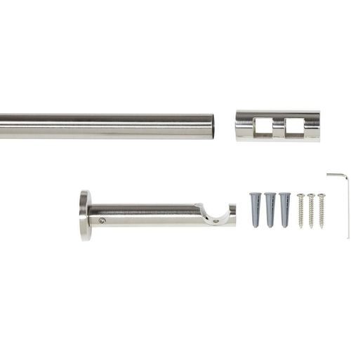 4015161042437 - Vorhangstange Cartucho Gardinenstangen Gr L 480 cm Ø 20 mm 1 läufig silberfarben (edelstahlfarben) Kinder Gardinenstangen für 4015161042437 - Vorhangstange Cartucho Gardinenstangen Gr L 480 cm Ø 20 mm 1 läufig silberfarben (edelstahlfarben) Kinder Gardinenstangen für