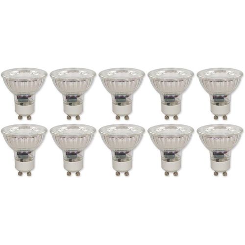 4250967316393 - Mcshine - LED-Strahler mcob GU10 5W 400 lm warmweiß 10er-Pack