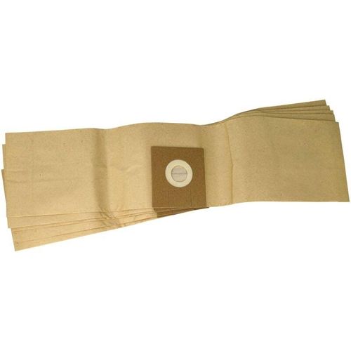4065705722349 - Vhbw - 5x Staubbeutel kompatibel mit Cleancraft FlexCAT 110 Staubsauger - Filterpapier 63cm x 15cm braun