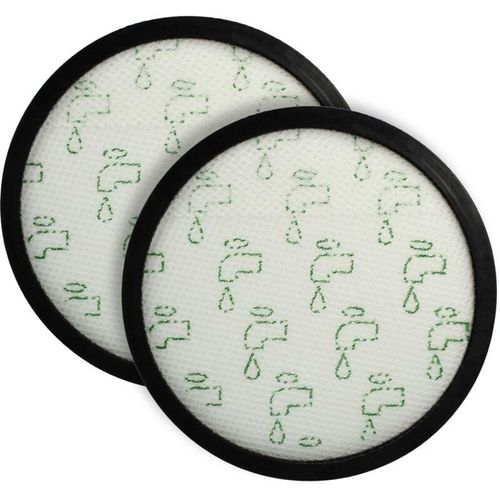 4069099677049 - Vhbw - 2x Staubsaugerfilter kompatibel mit Rowenta Green Force Effitech RO7473EA RO6189EA Staubsauger - Abluftfilter Schwarz Weiß