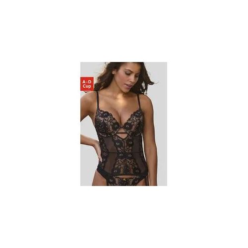4057651496207 - Corsage JETTE Damen Gr 70 Cup C schwarz (schwarz karamell) Spitze Netz Obermaterial 77% Polyamid 14% Polyester 9% Elasthan sexy Corsagen mit Push-up-Kissen und abnehmbare Strapse sexy Dessous Reizwäsche 4057651496207 - Corsage JETTE Damen Gr 70 Cup C schwarz (schwarz karamell) Spitze Netz Obermaterial 77% Polyamid 14% Polyester 9% Elasthan sexy Corsagen mit Push-up-Kissen und abnehmbare Strapse sexy Dessous Reizwäsche