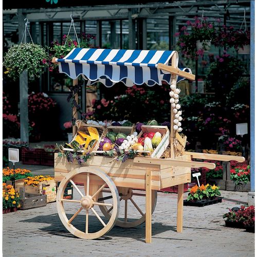 4012379340225 - Transportkarren PROMADINO Marktwagen Transportwagen beige (natur) Transportwagen BxTxH 173x82x184 cm 4012379340225 - Transportkarren PROMADINO Marktwagen Transportwagen beige (natur) Transportwagen BxTxH 173x82x184 cm