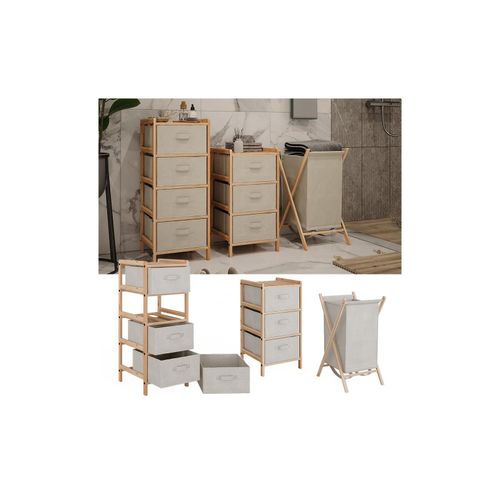 4066731446391 - Badmöbel-Set Bruno Beige 3 Teile Vicco 4066731446391 - Badmöbel-Set Bruno Beige 3 Teile Vicco