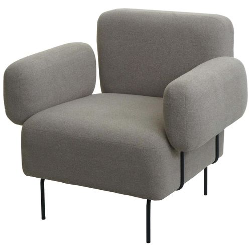 4057651618104 - Lounge-Sessel MCW-L83 Cocktailsessel Polstersessel Sessel Stoff Textil Metall ~ grau 4057651618104 - Lounge-Sessel MCW-L83 Cocktailsessel Polstersessel Sessel Stoff Textil Metall ~ grau