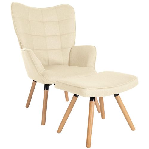 4251756442507 - Relaxsessel Garding Mit Fußhocker I Polstersessel Fußschemel I Stoff-Bezug