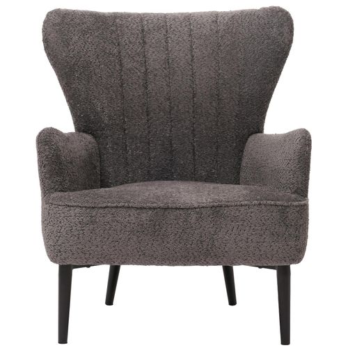 4057651692517 - Lounge-Sessel MCW-K37 Cocktail- Ohrensessel Polsterstuhl Retro Vintage Stoff Chenille (500g m²) Öko-Tex ~ dunkelgrau 4057651692517 - Lounge-Sessel MCW-K37 Cocktail- Ohrensessel Polsterstuhl Retro Vintage Stoff Chenille (500g m²) Öko-Tex ~ dunkelgrau