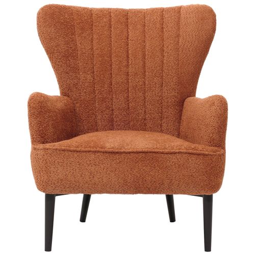 4057651692357 - Lounge-Sessel MCW-K37 Cocktail- Ohrensessel Polsterstuhl Retro Vintage Stoff Chenille (500g m²) Öko-Tex ~ orange 4057651692357 - Lounge-Sessel MCW-K37 Cocktail- Ohrensessel Polsterstuhl Retro Vintage Stoff Chenille (500g m²) Öko-Tex ~ orange