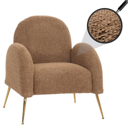 4057651664835 - Lounge-Sessel MCW-N69 Cocktailsessel Sessel Retro Nosagfederung Stoff Textil Chenille ~ coffee 4057651664835 - Lounge-Sessel MCW-N69 Cocktailsessel Sessel Retro Nosagfederung Stoff Textil Chenille ~ coffee