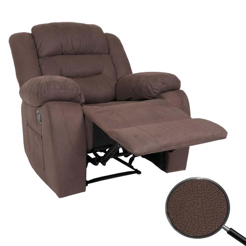 4057651640389 - Fernsehsessel MCW-J57 XXL Relaxsessel TV-Liegesessel Nosagfederung Wildleder-Optik Stoff Textil bis 200kg ~ braun 4057651640389 - Fernsehsessel MCW-J57 XXL Relaxsessel TV-Liegesessel Nosagfederung Wildleder-Optik Stoff Textil bis 200kg ~ braun