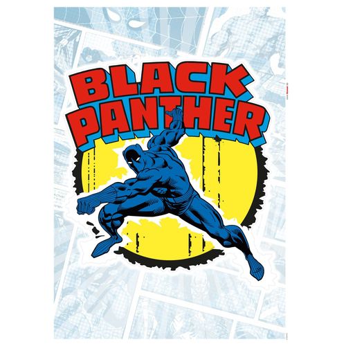 4036834178031 - KOMAR Wandtattoo Black Panther Comic Classic Wandtattoos 50x70 cm (Breite x Höhe) selbstklebendes Wandtattoo Gr B H 50 cm x 70 cm Kinder-Comic bunt (rot gelb blau) Wandtattoos Wandsticker 4036834178031 - KOMAR Wandtattoo Black Panther Comic Classic Wandtattoos 50x70 cm (Breite x Höhe) selbstklebendes Wandtattoo Gr B H 50 cm x 70 cm Kinder-Comic bunt (rot gelb blau) Wandtattoos Wandsticker