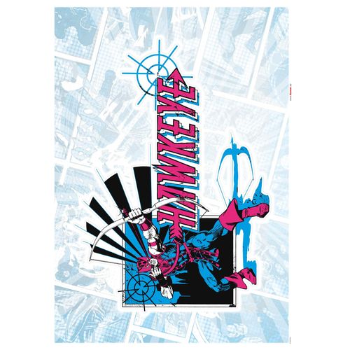 4036834178109 - KOMAR Wandtattoo Hawkeye Comic Classic Wandtattoos 50x70 cm (Breite x Höhe) selbstklebendes Wandtattoo Gr B H 50 cm x 70 cm Kinder-Comic bunt (pink blau schwarz) Wandtattoos Wandsticker 4036834178109 - KOMAR Wandtattoo Hawkeye Comic Classic Wandtattoos 50x70 cm (Breite x Höhe) selbstklebendes Wandtattoo Gr B H 50 cm x 70 cm Kinder-Comic bunt (pink blau schwarz) Wandtattoos Wandsticker