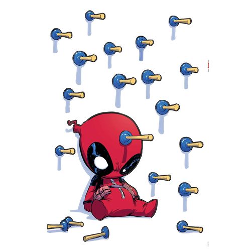 4036834179137 - KOMAR Wandtattoo Deadpool Shootout Wandtattoos 50x70 cm (Breite x Höhe) selbstklebendes Wandtattoo Gr B H 50 cm x 70 cm Kinder-Comic bunt (rot schwarz blau) Wandtattoos Wandsticker 4036834179137 - KOMAR Wandtattoo Deadpool Shootout Wandtattoos 50x70 cm (Breite x Höhe) selbstklebendes Wandtattoo Gr B H 50 cm x 70 cm Kinder-Comic bunt (rot schwarz blau) Wandtattoos Wandsticker