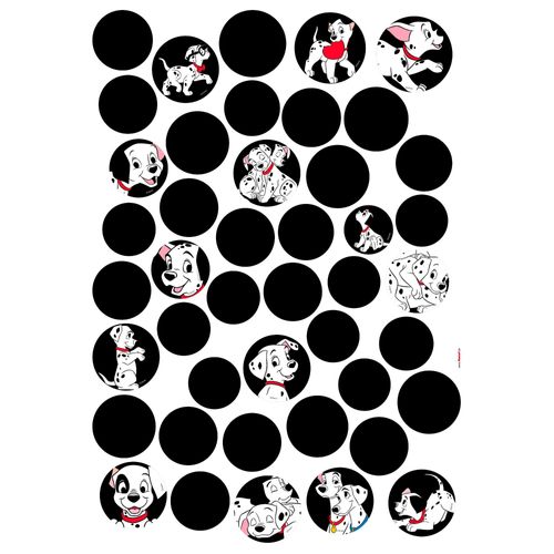 4036834177362 - Wandtattoo 101 Dalmatiner Dots (44 St Anzahl Teile 44) 50x70 cm (Breite x Höhe) selbstklebendes Wandtattoo rot|schwarz|weiß 4036834177362 - Wandtattoo 101 Dalmatiner Dots (44 St Anzahl Teile 44) 50x70 cm (Breite x Höhe) selbstklebendes Wandtattoo rot|schwarz|weiß