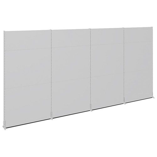 4024733706455 - Akustik-Stellwand Büro Industrie Einzel-Stellwände LxBxH 5030 x 276 x 2500 mm