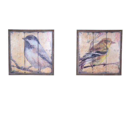 4046884038803 - Bild HOFMANN LIVING AND MORE Vogel Bilder Gr B H T 56 cm x 56 cm x 6 cm quadratisch braun Kunstdrucke Bilder Tiermotiv (Set 2 St) 4046884038803 - Bild HOFMANN LIVING AND MORE Vogel Bilder Gr B H T 56 cm x 56 cm x 6 cm quadratisch braun Kunstdrucke Bilder Tiermotiv (Set 2 St)