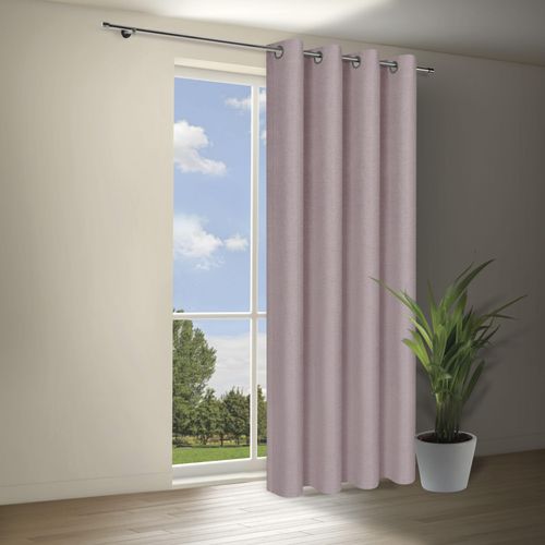 4007863689218 - Vorhang Eliana Gr 1 rosa B140cm H245cm Wirkware Polyester Gardinen Blickdichter Ösenschal Eliana