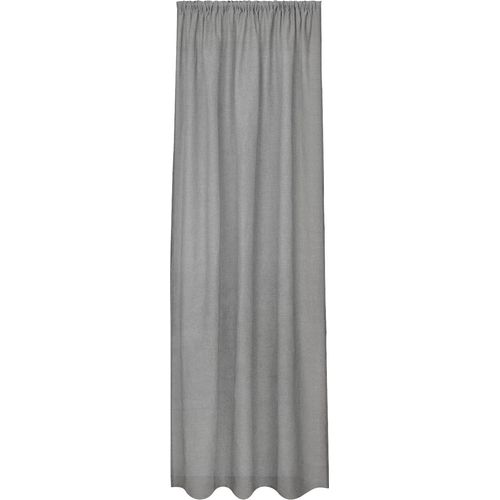 4007863680901 - Vorhang Anzo Gr 1 grau (anthrazit) B140cm H245cm Wirkware Leinen Polyester Gardinen Fertigschal Uni