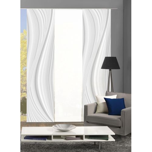 4056751488709 - Schiebegardine HOME WOHNIDEEN LAURINA 3er SET Gr 1 grau B60cm H245cm Polyester Gardinen Schiebevorhang Digidruck 3er Set LAURINA 4056751488709 - Schiebegardine HOME WOHNIDEEN LAURINA 3er SET Gr 1 grau B60cm H245cm Polyester Gardinen Schiebevorhang Digidruck 3er Set LAURINA