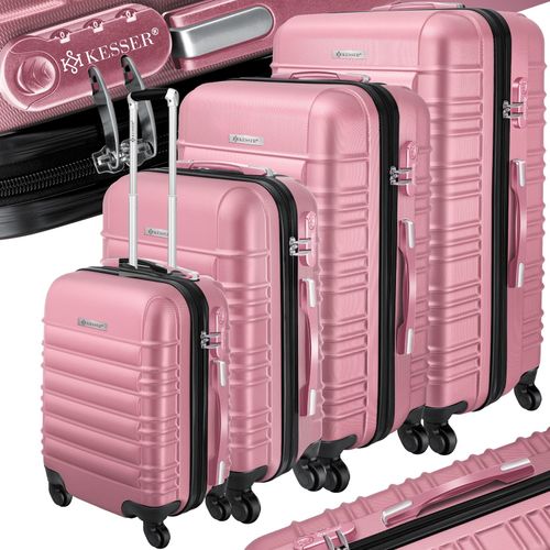 4260751946859 - KESSER® 4tlg Hartschalenkofferset Hartschalenkoffer Reisekoffer Set Reisekofferset Trolley Koffer Inkl Kofferwaage + Gepäckanhänger Rollkoffer Schloss 4 Rollen ABS-Hartschale Teleskopgriff S-M-L-XL 4260751946859 - KESSER® 4tlg Hartschalenkofferset Hartschalenkoffer Reisekoffer Set Reisekofferset Trolley Koffer Inkl Kofferwaage + Gepäckanhänger Rollkoffer Schloss 4 Rollen ABS-Hartschale Teleskopgriff S-M-L-XL