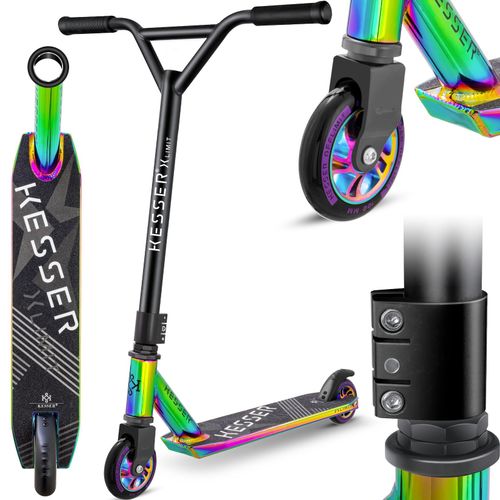 4260692717808 - KESSER® Scooter Funscooter Stuntscooter X-Limit - 360° Lenkung mit ABEC 9 Kugellagern 100 mm PU Räder Robuster Kickscooter Tretroller Cityroller Trick Roller für Kinder Erwachsene 4260692717808 - KESSER® Scooter Funscooter Stuntscooter X-Limit - 360° Lenkung mit ABEC 9 Kugellagern 100 mm PU Räder Robuster Kickscooter Tretroller Cityroller Trick Roller für Kinder Erwachsene