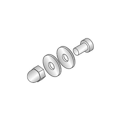 4055404531427 - C+P Schrankverbindungs-Set für Evolo Plus Spinde Metall silber