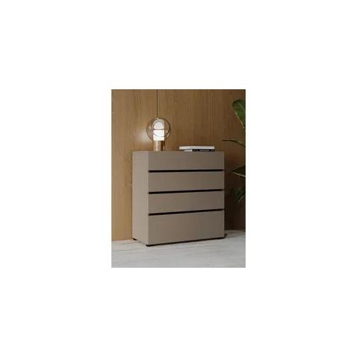 4057651496641 - Büromöbel-Set INOSIGN CITY GiRON modernes Design Homeoff Büro in zwei Farben Wotan Eiche grau (anthrazit) B240cm H76cm T40cm Holzwerkstoff Arbeitsmöbel-Sets enthält Unterschrank Kommode Schreibtisch wohnliches Home Office