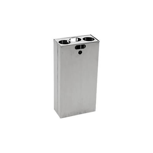 8713631719785 - V-Part Halber Inneneinsatz & Bechersammler für Carry 55 L Mülleimer 3 Einwurföffnungen B 140 x T 285 x H 564 mm aluminiumsilber 8713631719785 - V-Part Halber Inneneinsatz & Bechersammler für Carry 55 L Mülleimer 3 Einwurföffnungen B 140 x T 285 x H 564 mm aluminiumsilber