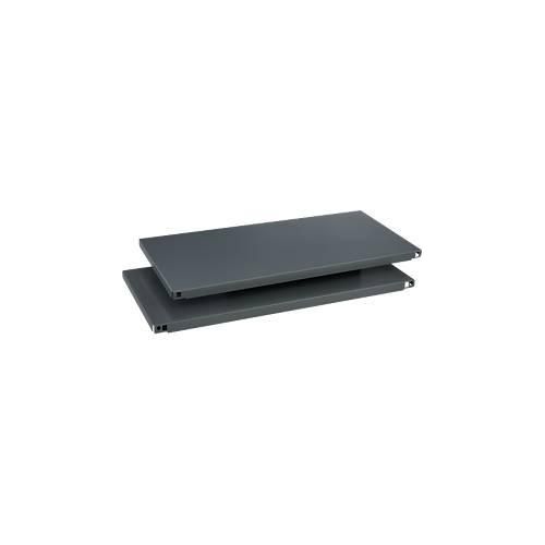 4051273789426 - Select Fachboden MS 2 Stück B 950 x T 360 x H 25 mm Stahl RAL 7012 Basaltgrau