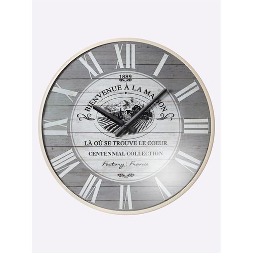 4895228809506 - Wanduhr HEINE HOME grau Wanduhren B H T 42cm x 42cm x 7cm B42cm H42cm T7cm 4895228809506 - Wanduhr HEINE HOME grau Wanduhren B H T 42cm x 42cm x 7cm B42cm H42cm T7cm