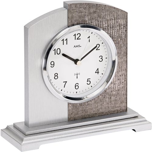 4037445150720 - Funktischuhr AMS F5144 silber (silberfarben) Tischuhren Wohnzimmer EsszimmerMade in Germany 4037445150720 - Funktischuhr AMS F5144 silber (silberfarben) Tischuhren Wohnzimmer EsszimmerMade in Germany