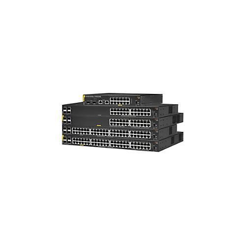 0190017559742 - HPE Aruba 6000 48G Class4 PoE 4SFP 370W Switch - Switch - managed - 48 x 10 100 1000 (PoE+) + 4 x Gigabit SFP - Seite-zu-Seite-Luftstrom - an Rack montierbar