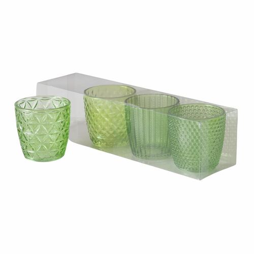 4066076455508 - Windlicht-Set MARILU grün 4066076455508 - Windlicht-Set MARILU grün