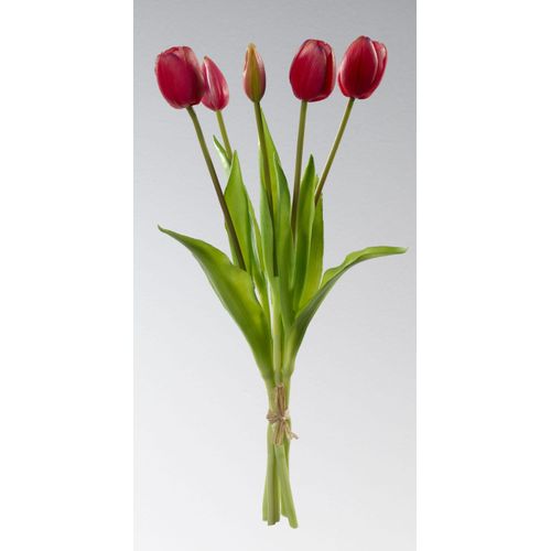 4041103907380 - Kunstblume TULPENBUND rot