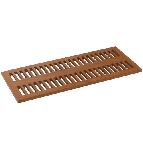 4057651866963 - Teak-Badematte MCW-M86 Duschmatte Badvorleger hochwertiges B-Grade-Teak (Kernholz 20-30 Jahre) 3x40x100cm
