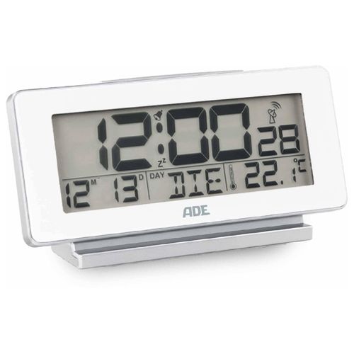 4260578581950 - Funkwecker »mit Temperatur und Datumsanzeige Weiss«