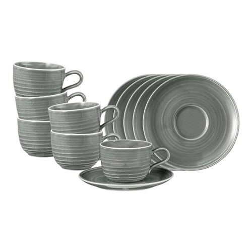 4262487295881 - Kaffeetassen mit Untertassen Terra 260 ml 6er Set